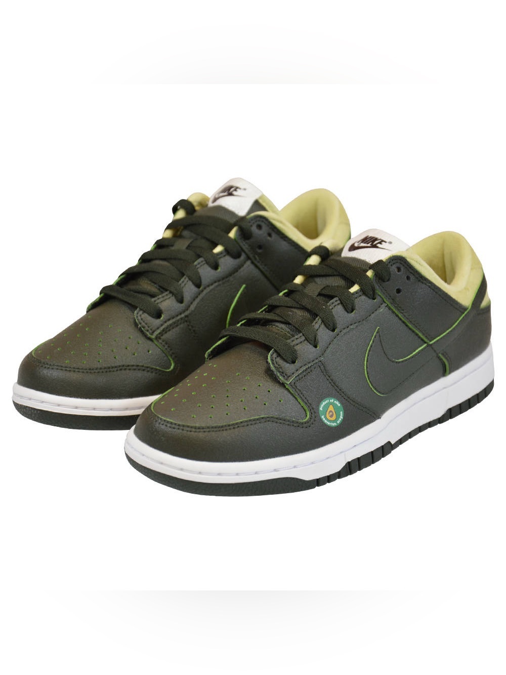 Nike Woman’s Dunk Low LX Avocado Avocado Sequoia-Zinnia Green Sneaker Size 8